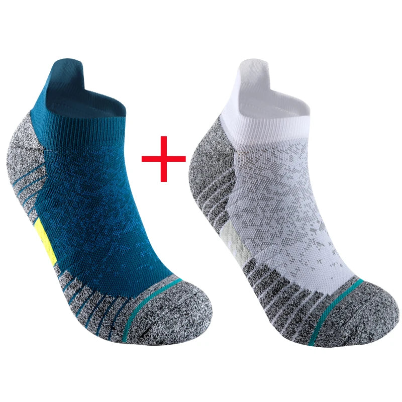 2 Pairs Bike Socks Men Nurse Compression Cycling For Women Mtb Guard Socks Stockings Sport Grip Barre Socks Invisible socks