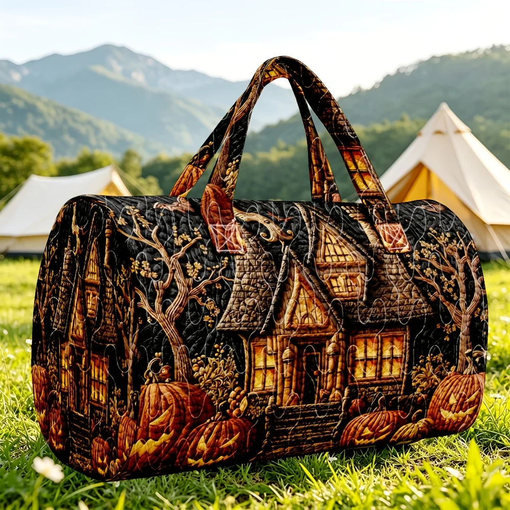 3D short-distance portable travel bag  Multi-functional sports fitness bag  Halloween fun handbag