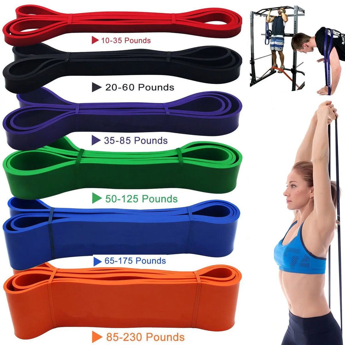 208cm Elastic Band for Fitness Resistance Crossfit Pullup Gym Body Building Musculation Training Workout Tube Fitness Equipment