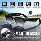 2026 New 8MP Ultra-Wide HD Camera Smart Glasses Video Record 4GB AI Photo Recognition BT Call Translation Voice Smart Glasses