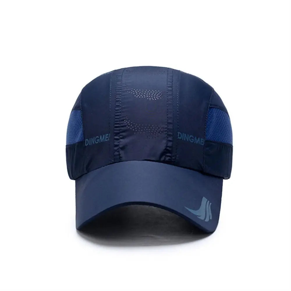 Running Hiking Quick Dry Baseball Cap Sun Protection Breathable Sports Cap Adjustable Casual Snapback Hat Golf Tennis