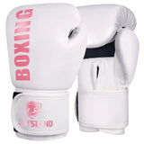 6 8 10 12oz Muay Thai Boxing Gloves For Men Women PU Leather Training Glove for Fighting Kickboxing Mixed Martial Arts
