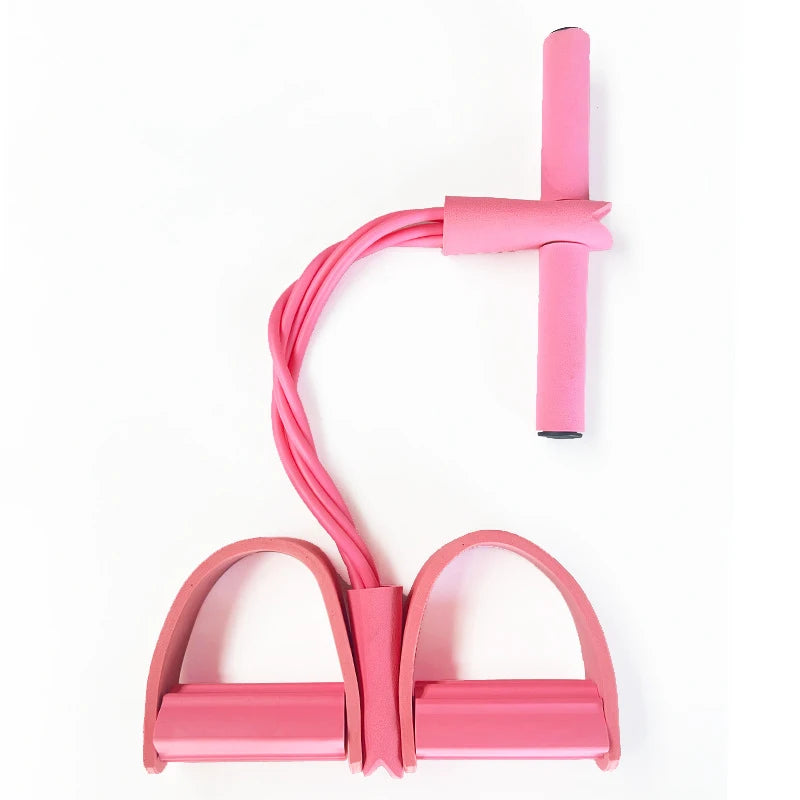 Fitness Gum 4 And 6 Tube Latex Pedal Exerciser Sit-up Pull Rope Expander Elastic Bands Yoga Equipment Pilates Workout