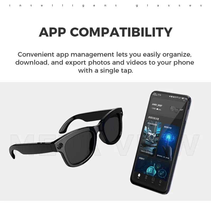 M01 Smart Glasses Video Recording Camera Sunglasses AI Translation Technological Gadgets Sports VR Headphones for Man Woman 2026