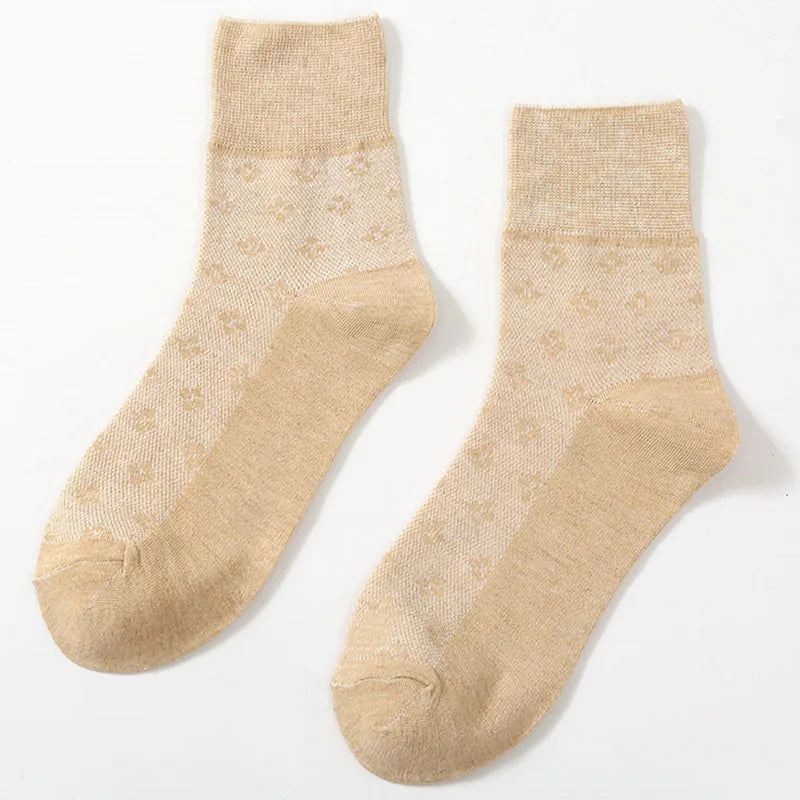 5 Paris Diabetic Socks Women Prevent Varicose Veins Socks Men Diabetics Hypertensive Patients Cotton Material Extra Size48,49,50
