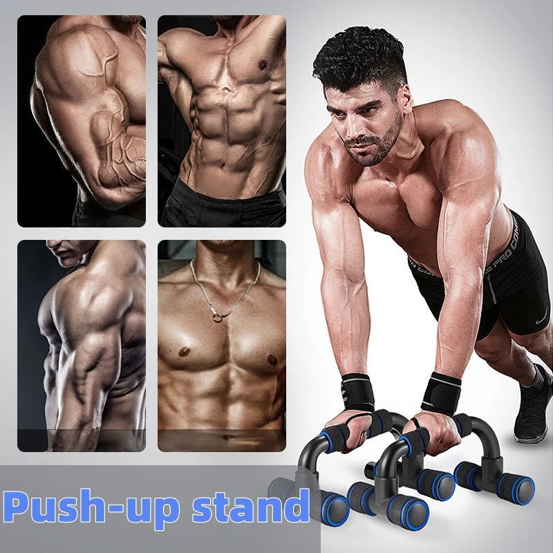 I-Shaped Prone Push Up Support Fitness Equipment for Chest Muscle Training Home Use Foam Pushup Stand for Strength Workout