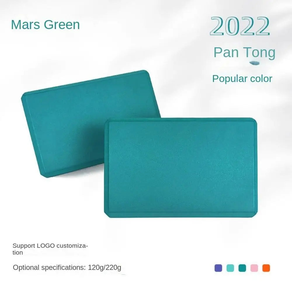 High Density Yoga Foam Blocks Gym EVA Non-slip Props Brick Solid Color Lightweight Yoga Block Meditation DIY