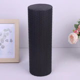 New【Yoga Roller Round EVA Foam Cylinder Roller For Pilates Exercise Enhanced Home Workouts Diameter 10cm Length 30cm】