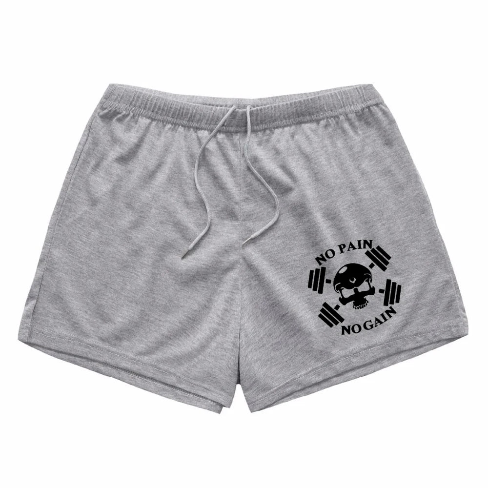 Quick Dry Running Shorts Men Solid Sports Clothing Fitness Bodybuilding Short Pants Sport Homme Gym Training Beach Shorts Length