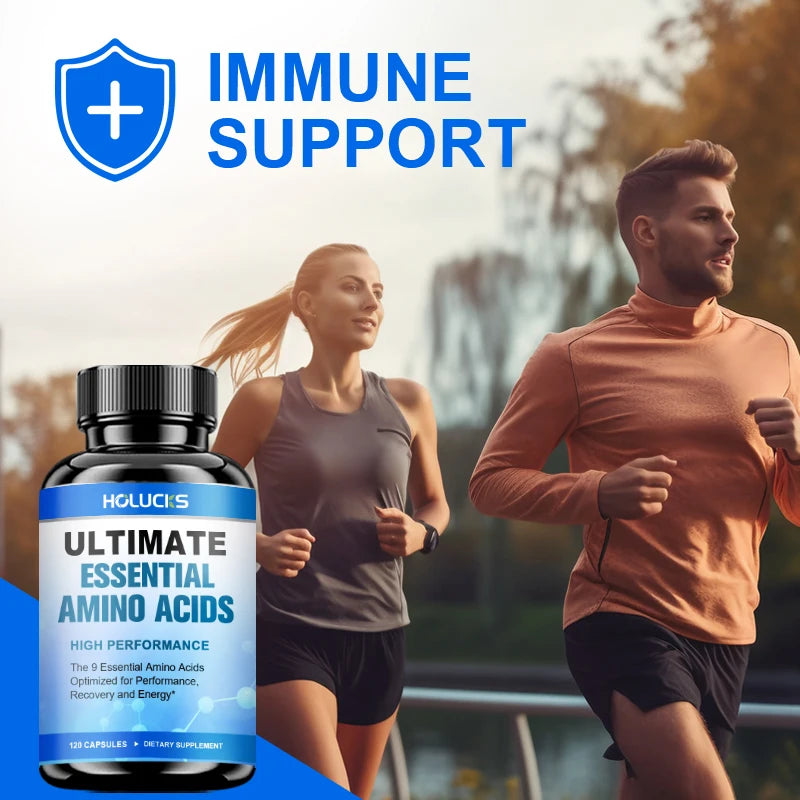 Advanced Body Building Amino Acid Capsules-Helps Increase Strength, Endurance, Protein Synthesis, Build Muscle Mass, Abs, Energy