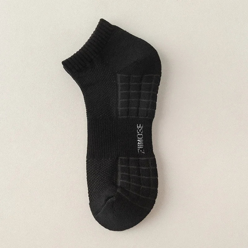 1pc 4pcs 5pcs 10pcs Socks Men's Cotton Spring Towel Bottom with Velvet Mid-tube White Stockings Thickened Sports Basketball Sock