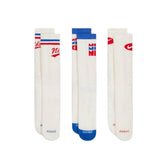 Nike EVERYDAY CREW: Stylish, comfortable, slip-resistant, and durable unisex soft basketball socks (3-pack)  DA2123-100