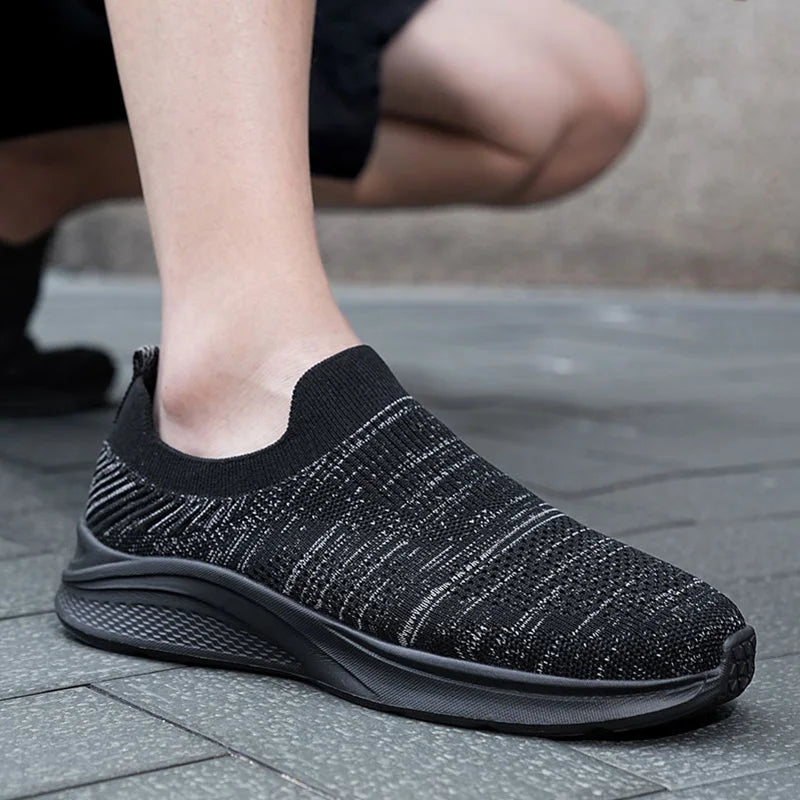 Men Sneakers Shoes For Men Lightweight Loafers Comfortable Mesh Breathable Casual Shoes Outdoor Walking Gym Shoes Size 39-46