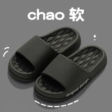 Men Trend New Summer Slippers Soft Non-slip Sole Cloud Sandals for Home Beach Indoor Outdoor