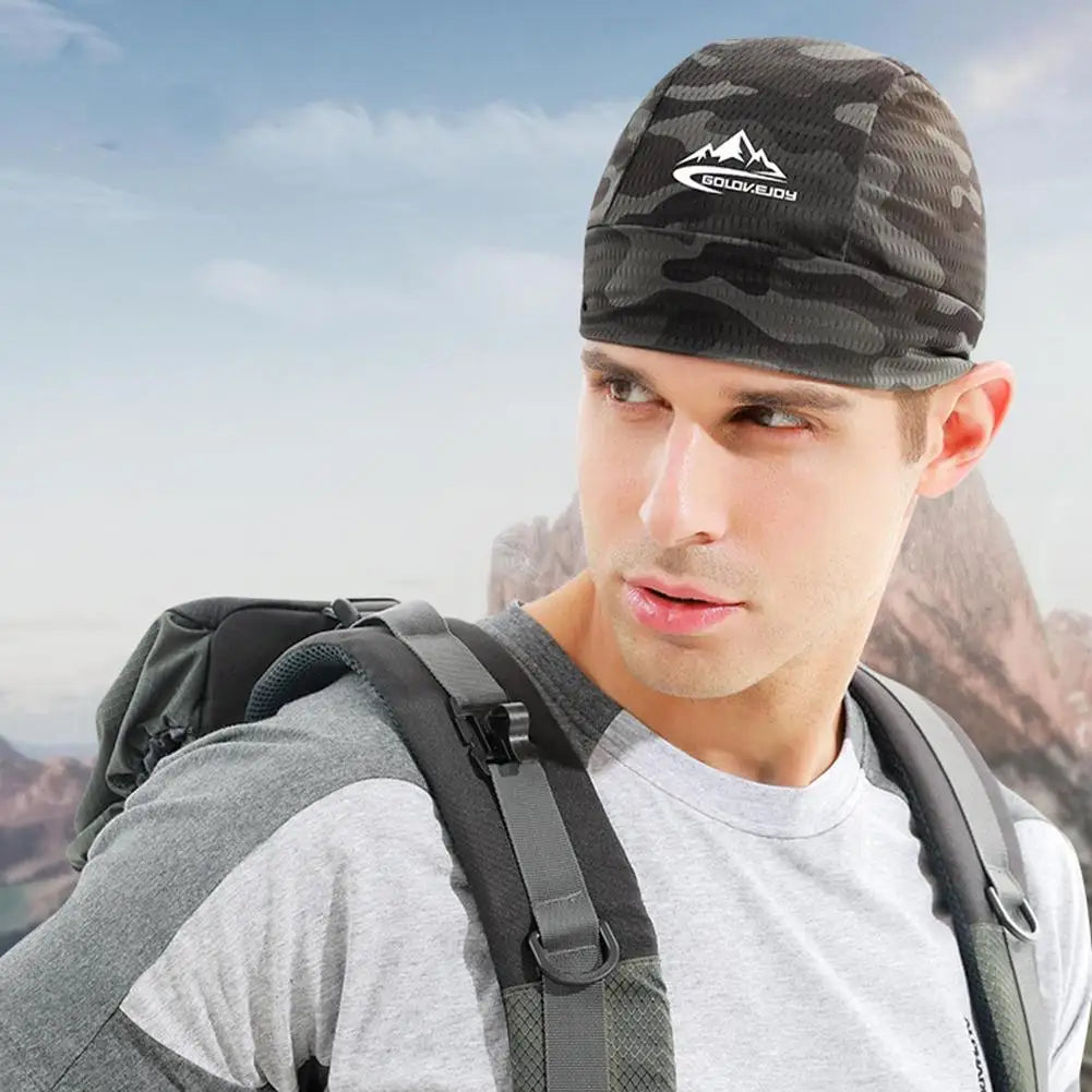 Cooling Cap Helmet Lining Breathable Sweat Wicking Cycling Sports Running Hat Comfortable Outdoor Hiking Cap Quick Dry Cap
