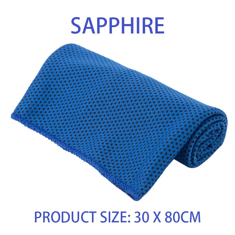 Outdoor Microfiber Quick Drying Sports Cooling Ice Towel Cold Sports Towel Fitness Cool Towel Camping