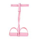 6-Tube Resistance Band Multi Function Tension Rope Fitness Bands 6-Tube Elastic Yoga Pedal Puller For Sports Exercises At Gym