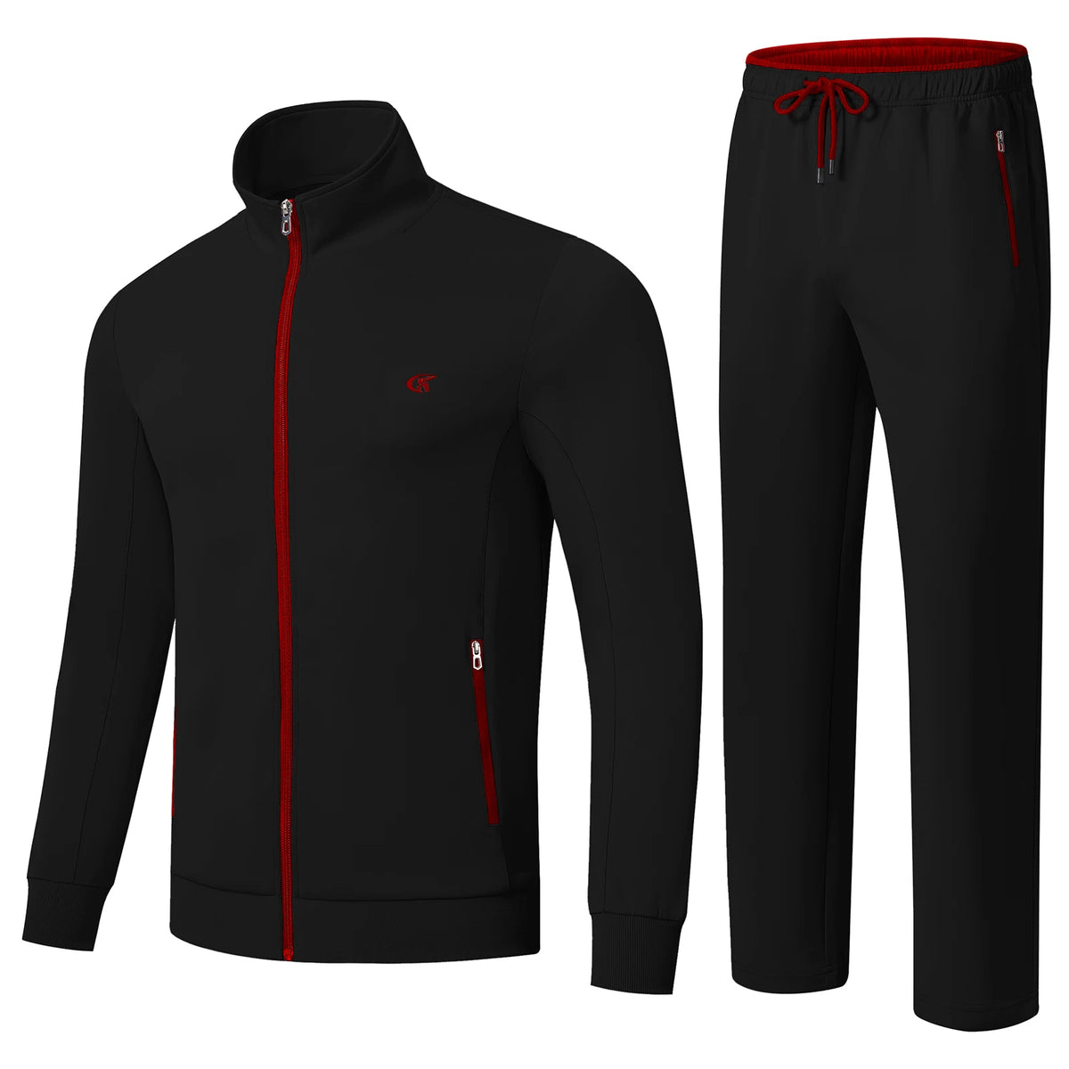 Men's Tracksuits Sweatsuits for Men Sweat Track Suits 2 Piece Casual Athletic Jogging Warm Up Full Zip Sets