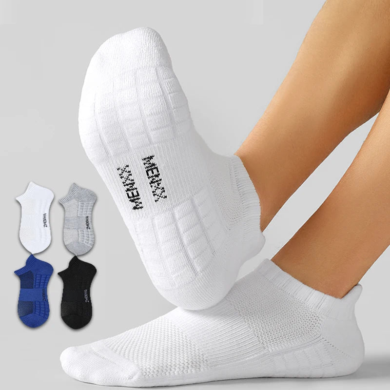 5Pairs Men's Cotton Sports Socks Breathable Sweat Absorbent & Odor-Resistant High Quality Women's Sock Comfortable Unisex sox