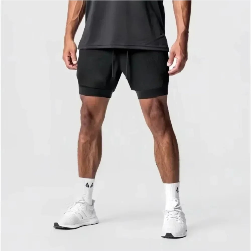 Summer 2026 Genesis Evangelion Men's Cosplay Shorts Double-layer Two-in-one Shorts Quick-drying Fake Y2k