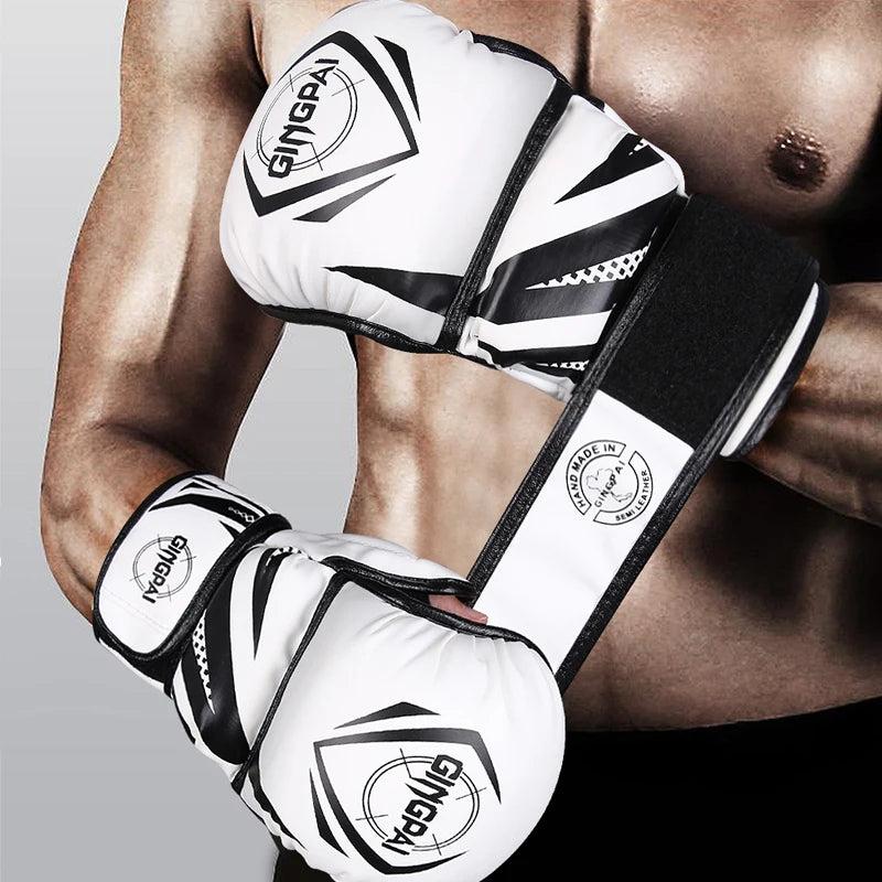 Professional MMA Boxing Gloves Half Finger Boxing Set for Children and Adults Thickened Muay Thai Fighting Sandbags for Men and