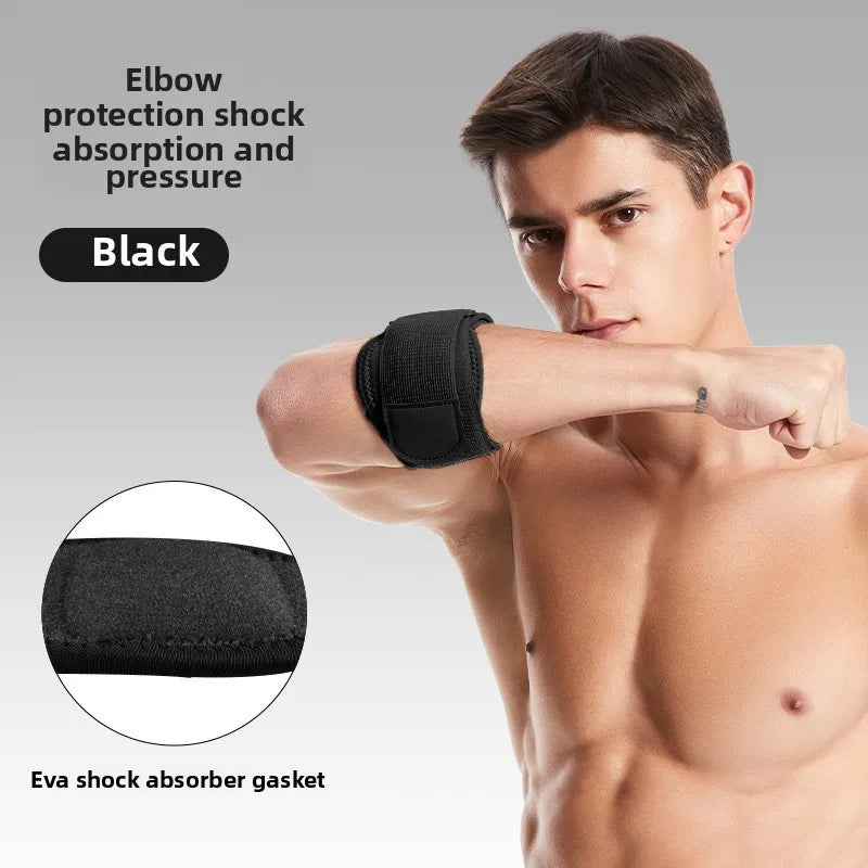 Elbow Brace for Tennis Golfer Sports Protection Adjustable Arm Band Silicone Compression Pad Tendonitis Pain Relief Men Women