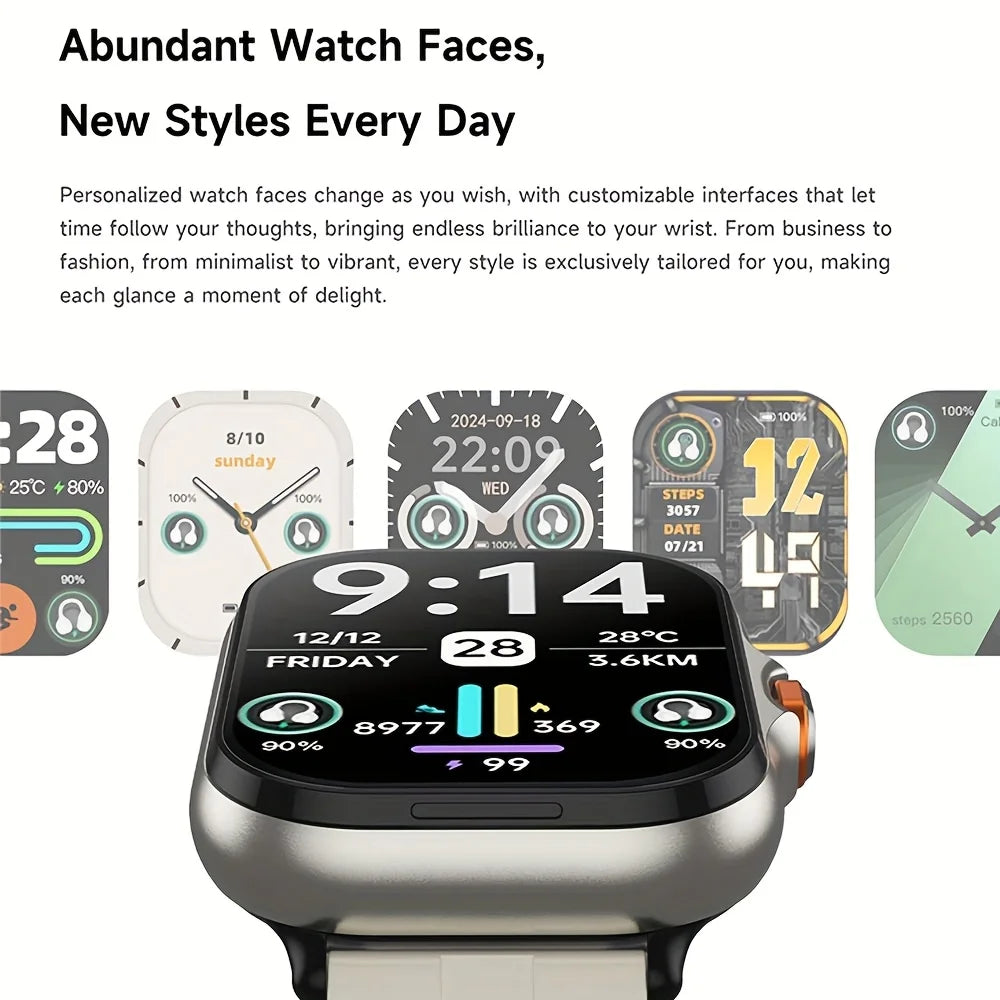 Smartwatch with Built-in TWS Earbuds | 2.01-inch Display, Call/SMS Notifications, Multiple Sports Modes, Pedometer