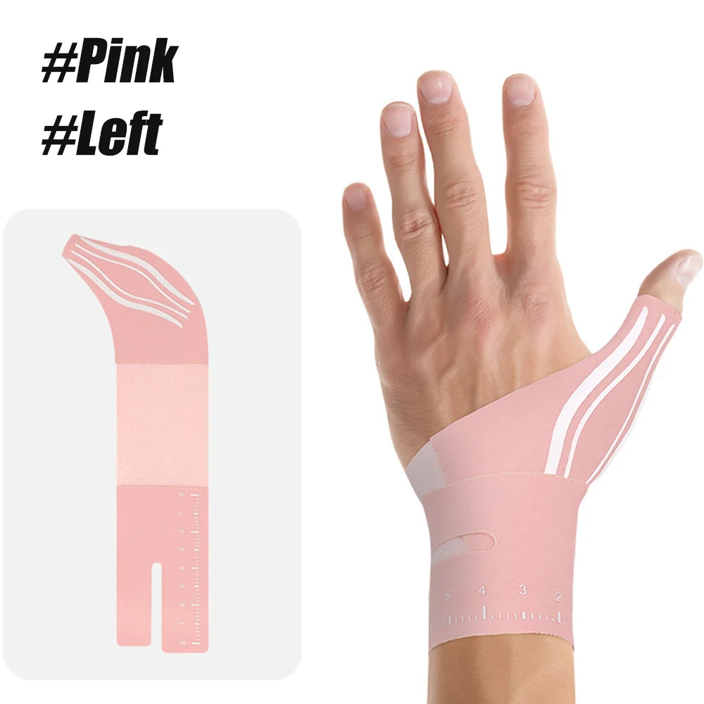 1PCS 2-in-1 Ultra-Thin Thumb & Wrist Brace - Adjustable Compression for Carpal Tunnel, Trigger Thumb, Tendonitis & Ulnar Support