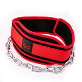 Dip Belt for Weightlifting With Chain Pull Ups Belt Gym Lifting Belt Powerlifting Squat Bodybuilding Heavy Duty Steel Crossfit