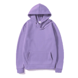 Men's and Women's Solid Color Pocket Hoodies Sports Fitness Sweatshirts Fashionable Casual Pullovers Multi Color