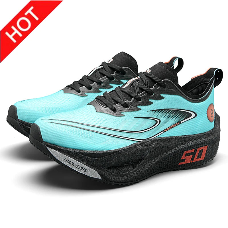 Casual Sports Shoes for Men&Women,Sneakers Platform Running Carbon Plate,Marathon Racing,Shock-absorbing,Athletics Training Shoe