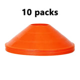 10pcs Football Training Sign Disk Obstacle Sign Cone Kids/Adult Agility Exercise Obstacle Avoidance Football Sports Accessories