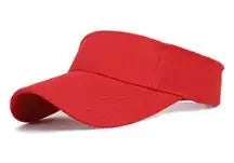Summer Visors Denim Women Outdoor Sports Sun Baseball Cap Hat Golf Hiking Tennis Running Man Sunscreen Caps Autumn Red