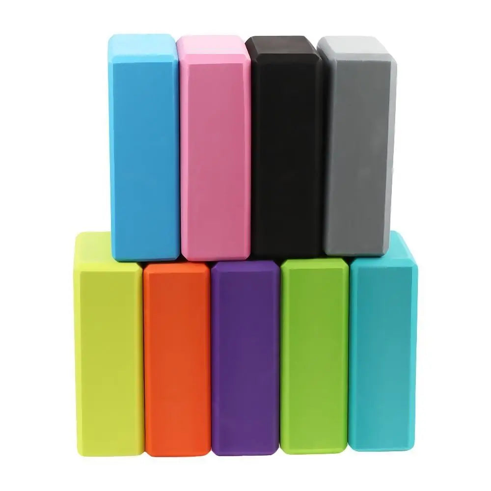 Durable Sports Stretching EVA Exercise Pilates Yoga Block Brick Gym Foam Fitness Equipment