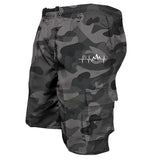 Men's Casual Work Shorts Multi-pocket Loose Drawstring Cargo Shorts Outdoor Sports Short Pants for Men Streetwear