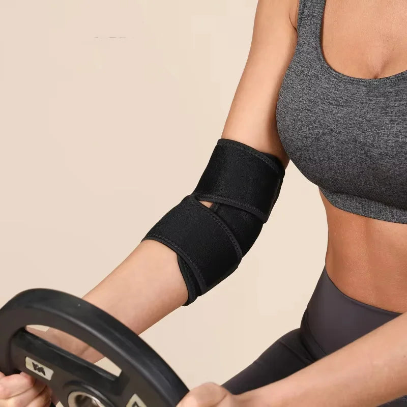 1Pcs Fitness Elbow Brace Compression Support Sleeve for Tendonitis, Tennis Elbow, Golf Treatment - Reduce Joint Pain