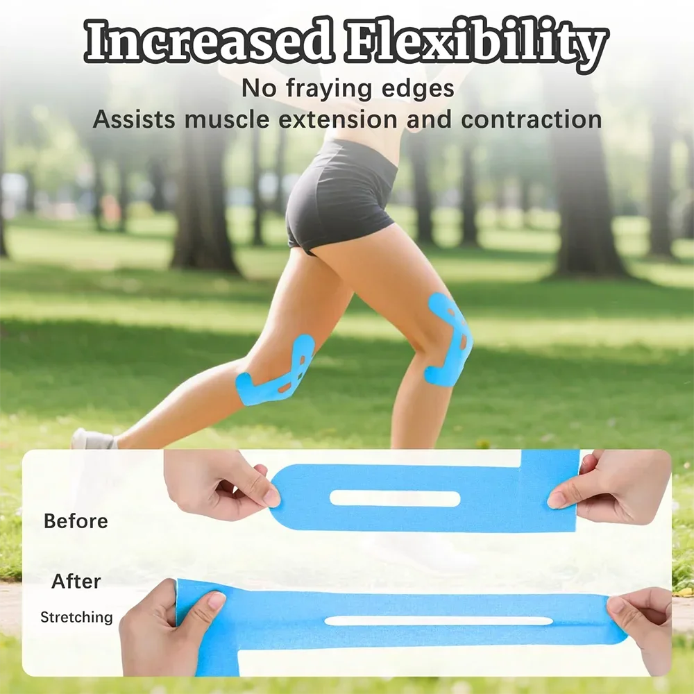 5-20pcs Breathable Knee Pads for Sports with Pre-cut Sports Tape Muscle Patch Special Elastic Bandage To Enhance Knee Support