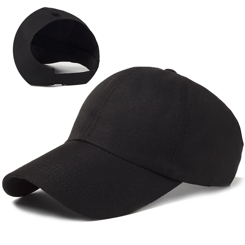 CNTANG Women's High Ponytail Baseball Cap Summer Fashion Casual Sun Hat Outdoor Sports Running Golf Tennis Caps For Female