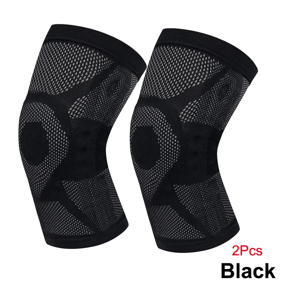 1/2Pcs Knee Braces Support for Men Women,with Patella Gel Pad & Side Stabilizers,Knee Pads for Running ACL Injury Recovery