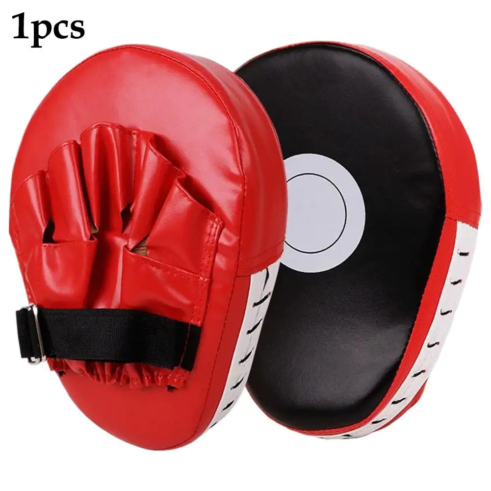 Durable PU Leather Boxing Focus Target Pads Curved Punching Mitts for MMA Muay Thai Karate Training Fitness Equipment