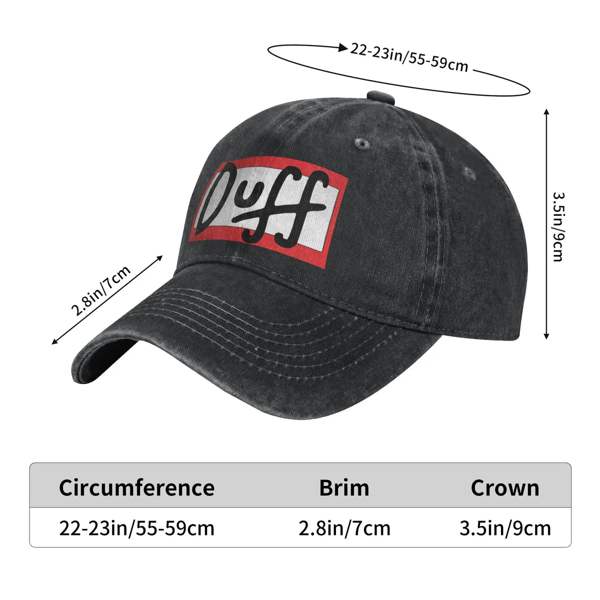 Summer DUFF The S-simpsons Cartoon Baseball Cap Sun  High Quality Design Women Men y2k Funny Outdoor Gym Baseball Caps