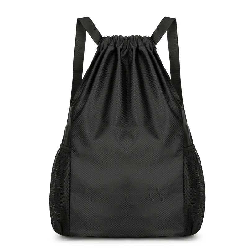 1pc Sports Drawstring Backpack Sport Fitness Travel Outdoor Sackpack Large Capacity Gym Swim Beach Bags Basketball Bag