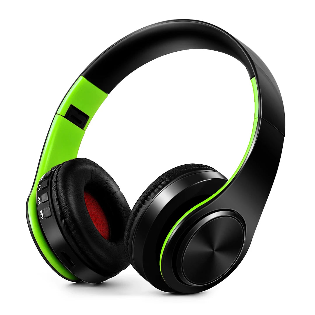 AYVVPII Stereo Wireless Bluetooth Headphone FM and Support SD Card with Mic for Mobile Iphone Sumsamg Tablet MP3