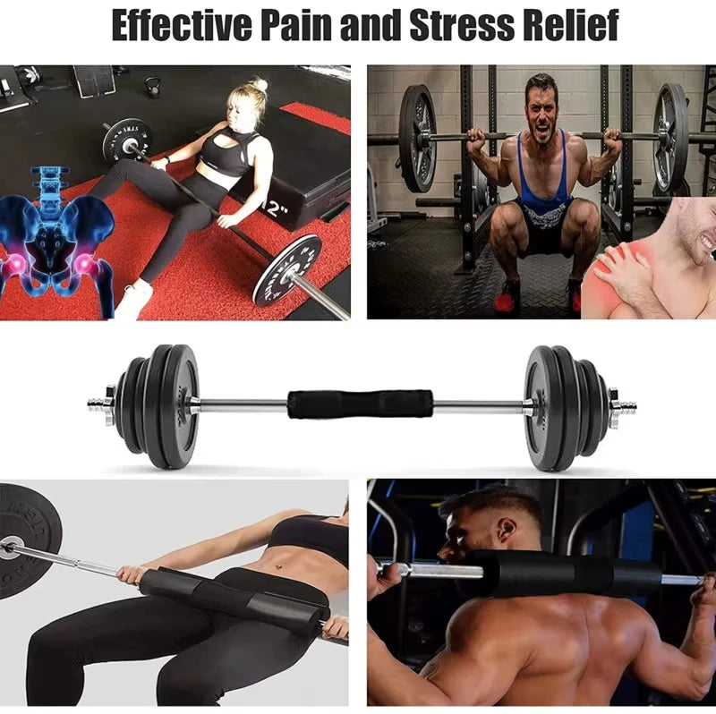 Gym Barbell Squat Pad Foam Shoulder Neck Protector Cushion  Anti‑Slip Bar Pad for Hip Thrust Squat Weight Training Bodybuilding