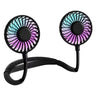Portable Hanging Neck Fans 3-Speed Adjustable Neck Dual Fan USB Rechargeable Home OfficeOutdoor Travel