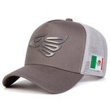 Neutral mexican eagle label baseball cap adjustable casual hat spring and summer outdoor sun hat