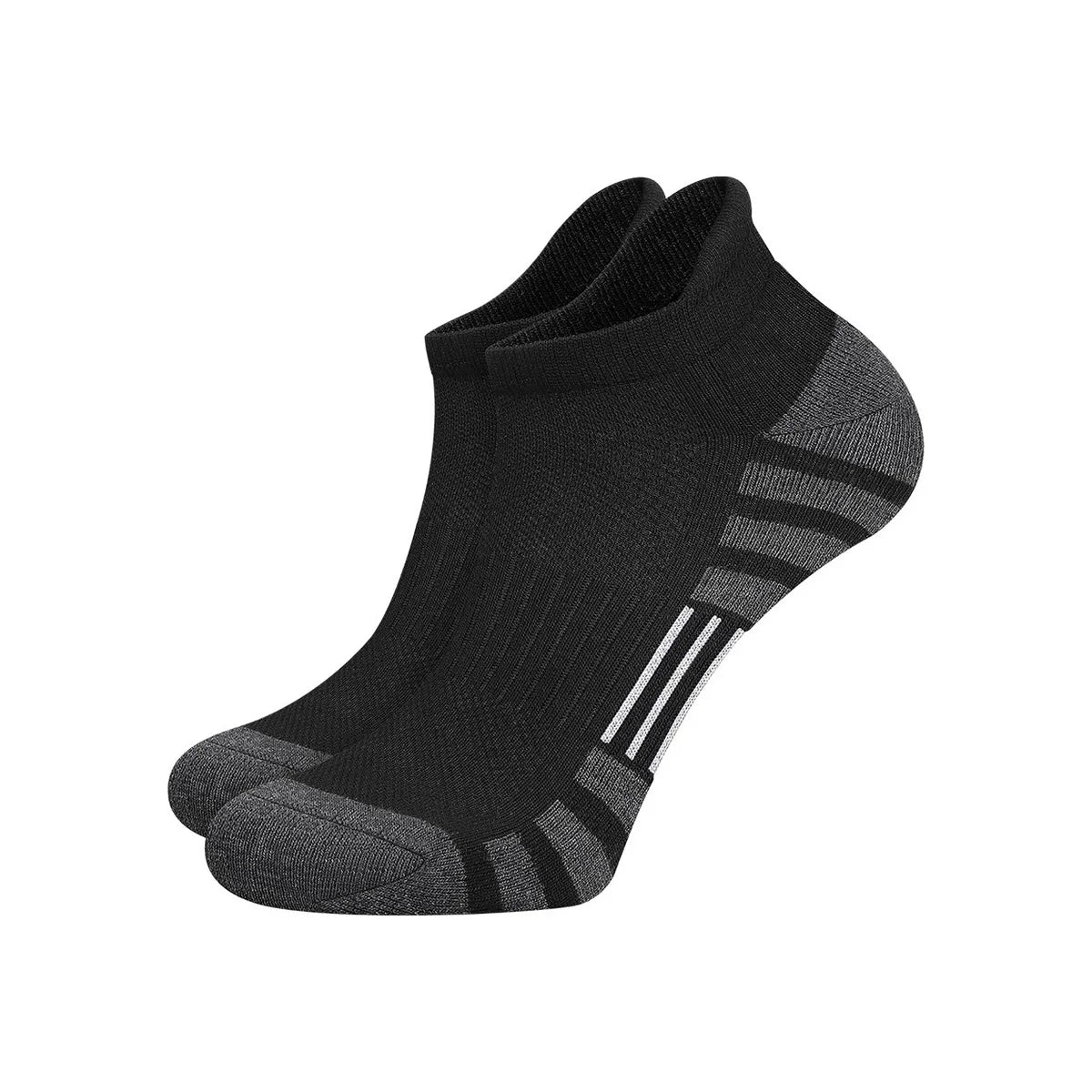 1/5 Pairs Unisex Ankle Athletic Running Socks Low Cut Sports Socks Breathable Cushioned Tab Socks for Men and Women