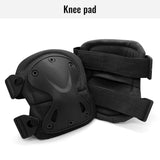 2pcs Professional Tactical Combat Gear Set Knee And Elbow Protective Pads Advanced Tactical Equipment for Sports And Fitness