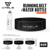 WRELS Running Fanny Pack Running Bag Waist Pack High Elasticity Breathable Lightweight Marathon Waist Bag Bottle Sports Jogging
