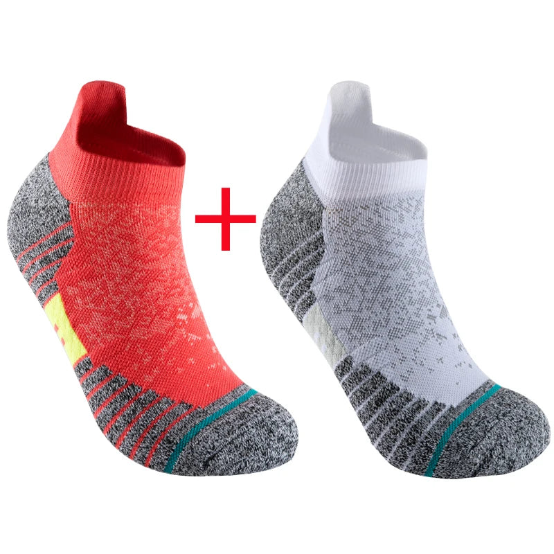 2 Pairs Bike Socks Men Nurse Compression Cycling For Women Mtb Guard Socks Stockings Sport Grip Barre Socks Invisible socks